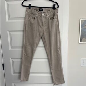 PAIGE Light Brown Denim Pants